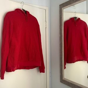 Red mens hoodie from Old Navy! Have worn this twice!